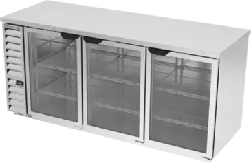 Beverage Air BB78HC-1-FG-S Back Bar Cabinet, Refrigerated