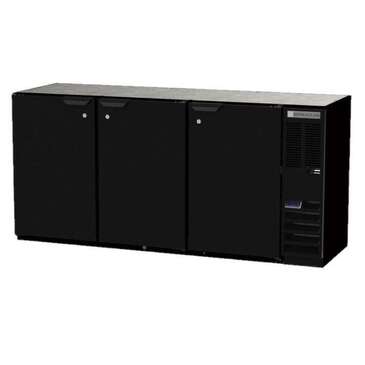 Beverage Air Bar Refrigerator Cabinet, 36" x 72", Black, 6 Doors, SCRATCH AND DENT Beverage Air BB72Y-1-B