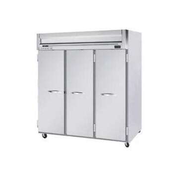 Beverage Air Reach-In Refrigerator, 74 Cu. Ft, Stainless Steel, 3 Section,  3 Solid Doors, Beverage Air HR3-1S