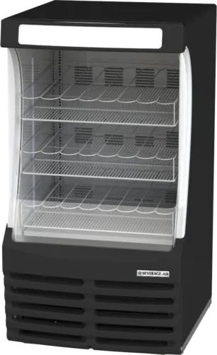 Beverage Air BZ13HC-B Merchandiser, Open Refrigerated Display