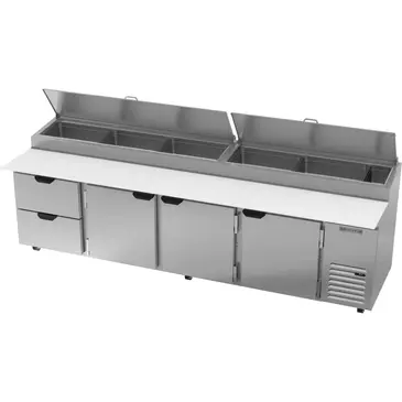 Beverage Air DPD119HC-2 Refrigerated Counter, Pizza Prep Table