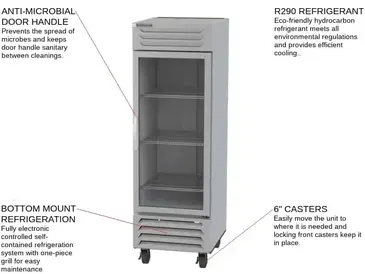 Beverage Air FB23HC-1G Freezer, Reach-in