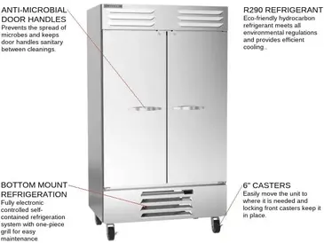 Beverage Air FB44HC-1S Freezer, Reach-in