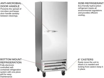 Beverage Air HBF12HC-1 Freezer, Reach-in