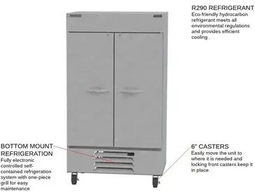 Beverage Air HBF44HC-1 Freezer, Reach-in