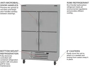 Beverage Air HBF49HC-1-HS Freezer, Reach-in