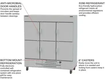 Beverage Air HBR72HC-1-HS Refrigerator, Reach-in