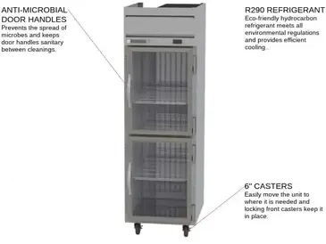 Beverage Air HFPS1HC-1HG Freezer, Reach-in