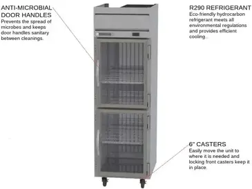 Beverage Air HFS1HC-1HG Freezer, Reach-in