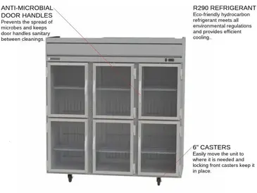 Beverage Air HR3HC-1HG Refrigerator, Reach-in