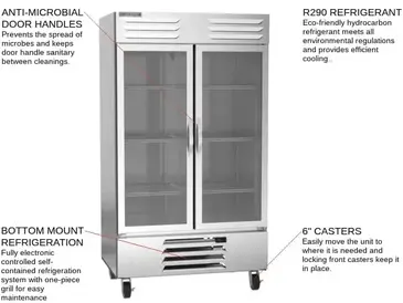 Beverage Air RB44HC-1G Refrigerator, Reach-in