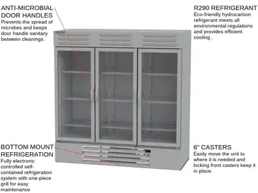 Beverage Air RB72HC-1G Refrigerator, Reach-in