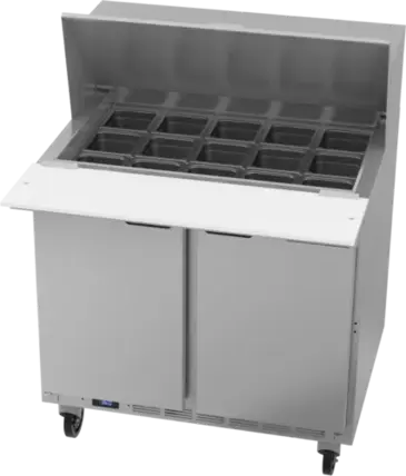 Beverage Air SPE36HC-15M Refrigerated Counter, Mega Top Sandwich / Salad Un