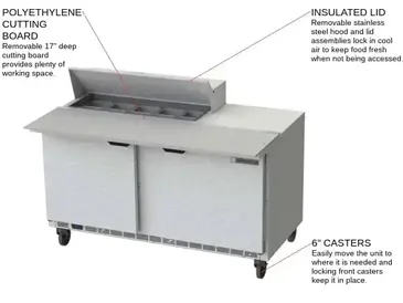 Beverage Air SPE60HC-10C Refrigerated Counter, Sandwich / Salad Unit