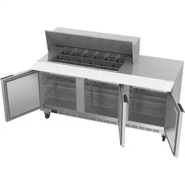 Beverage Air SPE72HC-18M Refrigerated Counter, Mega Top Sandwich / Salad Un