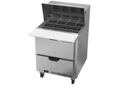 Beverage Air SPED27HC-12M-B Refrigerated Counter, Mega Top Sandwich / Salad Un