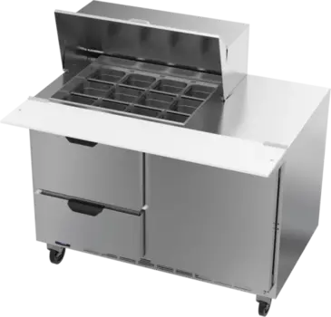 Beverage Air SPED48HC-12M-2 Refrigerated Counter, Mega Top Sandwich / Salad Un