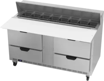 Beverage Air SPED60HC-16C-4 Refrigerated Counter, Sandwich / Salad Unit