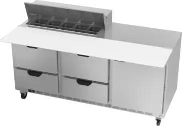 Beverage Air SPED72HC-10C-4 Refrigerated Counter, Sandwich / Salad Unit