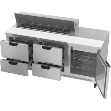 Beverage Air SPED72HC-12-4 Refrigerated Counter, Sandwich / Salad Unit