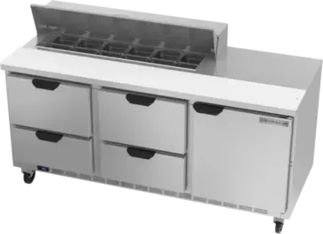 Beverage Air SPED72HC-12-4 Refrigerated Counter, Sandwich / Salad Unit