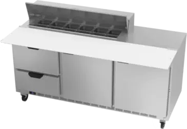 Beverage Air SPED72HC-12C-2 Refrigerated Counter, Sandwich / Salad Unit