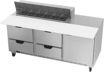 Beverage Air SPED72HC-12C-4 Refrigerated Counter, Sandwich / Salad Unit