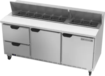 Beverage Air SPED72HC-18-2 Refrigerated Counter, Sandwich / Salad Unit