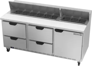 Beverage Air SPED72HC-18-4 Refrigerated Counter, Sandwich / Salad Unit