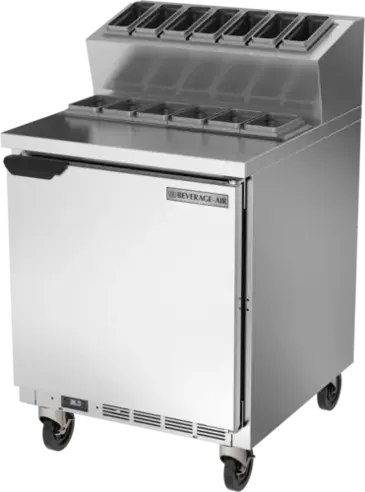 Beverage Air TPE27HC-6P-7R Refrigerated Counter, Sandwich / Salad Unit