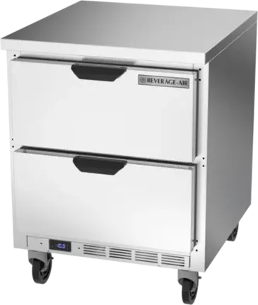 Beverage Air WTFD27AHC-2-FLT Freezer Counter, Work Top