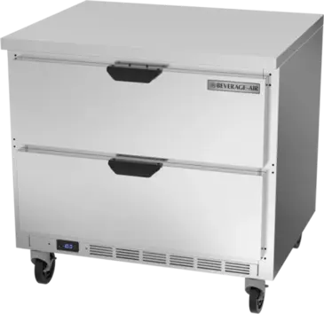 Beverage Air WTFD36AHC-2-FLT Freezer Counter, Work Top