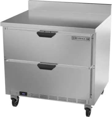 Beverage Air WTRD36AHC-2-FIP Refrigerated Counter, Work Top
