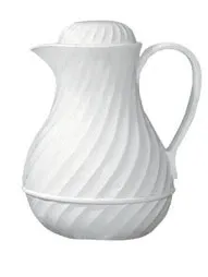 Admiral Craft Admiral Craft Beverage Server Cover, Fits 64 Ounce, Swirl, White