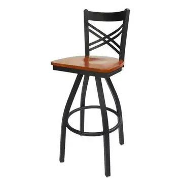 BFM 2130S-SB W Bar Stool, Swivel, Indoor