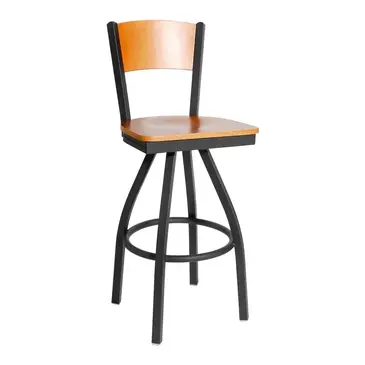 BFM 2150S-SB W Bar Stool, Swivel, Indoor