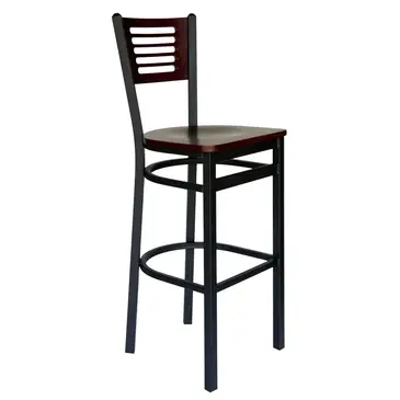 BFM 2151B-SB W Bar Stool, Indoor