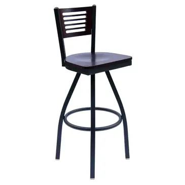 BFM 2151S-SB GR1 Bar Stool, Swivel, Indoor