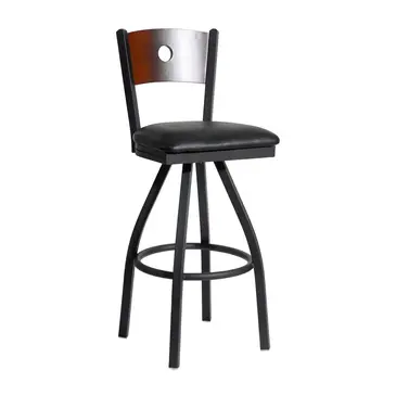 BFM 2152S-SB GR1 Bar Stool, Swivel, Indoor