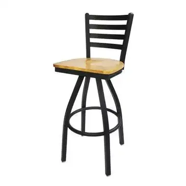 BFM 2160S-SB W Bar Stool, Swivel, Indoor