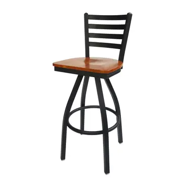 BFM 2160S-SB W Bar Stool, Swivel, Indoor