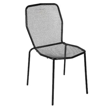 BFM DV454BL Chair, Side, Stacking, Outdoor