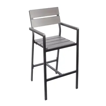 BFM PH201BGRTK-BL Bar Stool, Outdoor