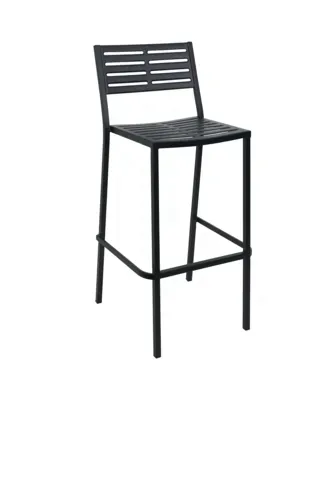 BFM SU2810BBL Bar Stool, Stacking, Outdoor