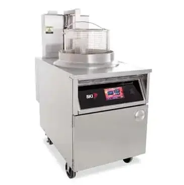 BKI BLG-TC Fryer, Gas, Floor Model, Full Pot