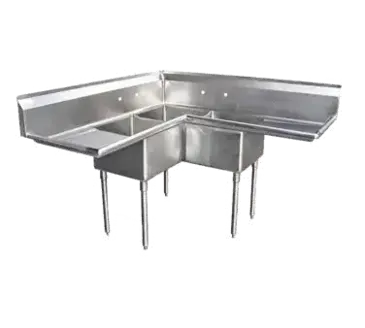 Blue Air 3C18-12L-2D Sink, Corner, Compartment