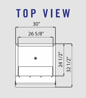 Blue Air BLIB-500S Ice Bin for Ice Machines