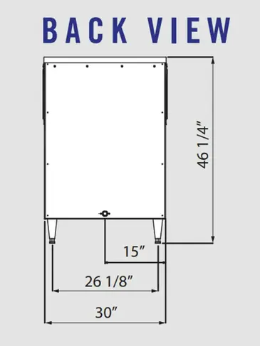 Blue Air BLIB-500S Ice Bin for Ice Machines