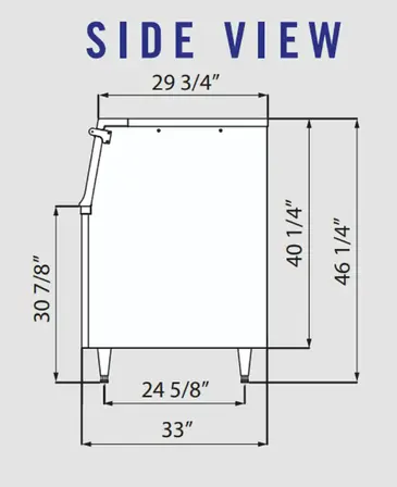 Blue Air BLIB-500S Ice Bin for Ice Machines