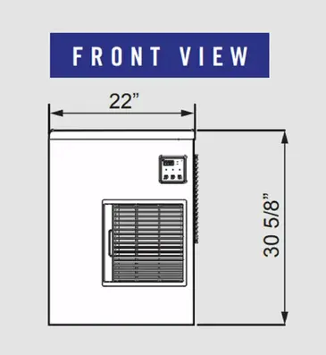 Blue Air BLMI-300A Ice Maker, Cube-Style